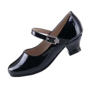 EIGHT KM Girls High Heel Dress Shoes Mary Jane Wedding Party Pumps Princess Shoes EKM7015 Patent Leather Collection